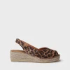 Toni Pons Cuñas Medias | Abiertas | BERNIA-P - Alpargata peep toe de mujer con cuña en piel | BERNIA-P