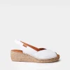 Toni Pons Cuñas Medias | Abiertas | BERNIA-P - Alpargata peep toe de mujer con cuña en piel | BERNIA-P