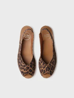 Toni Pons Cuñas Medias | Abiertas | BERNIA-P - Alpargata peep toe de mujer con cuña en piel | BERNIA-P