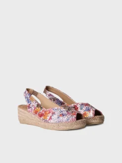 Toni Pons Cuñas Medias | Abiertas | BERNIA-PM - Alpargata peep toe de mujer con cuña en piel | BERNIA-PM
