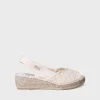 Toni Pons Cuñas Medias | Abiertas | BLANCA-AD - Alpargata de cuña de yute estilo peep toe | BLANCA-AD