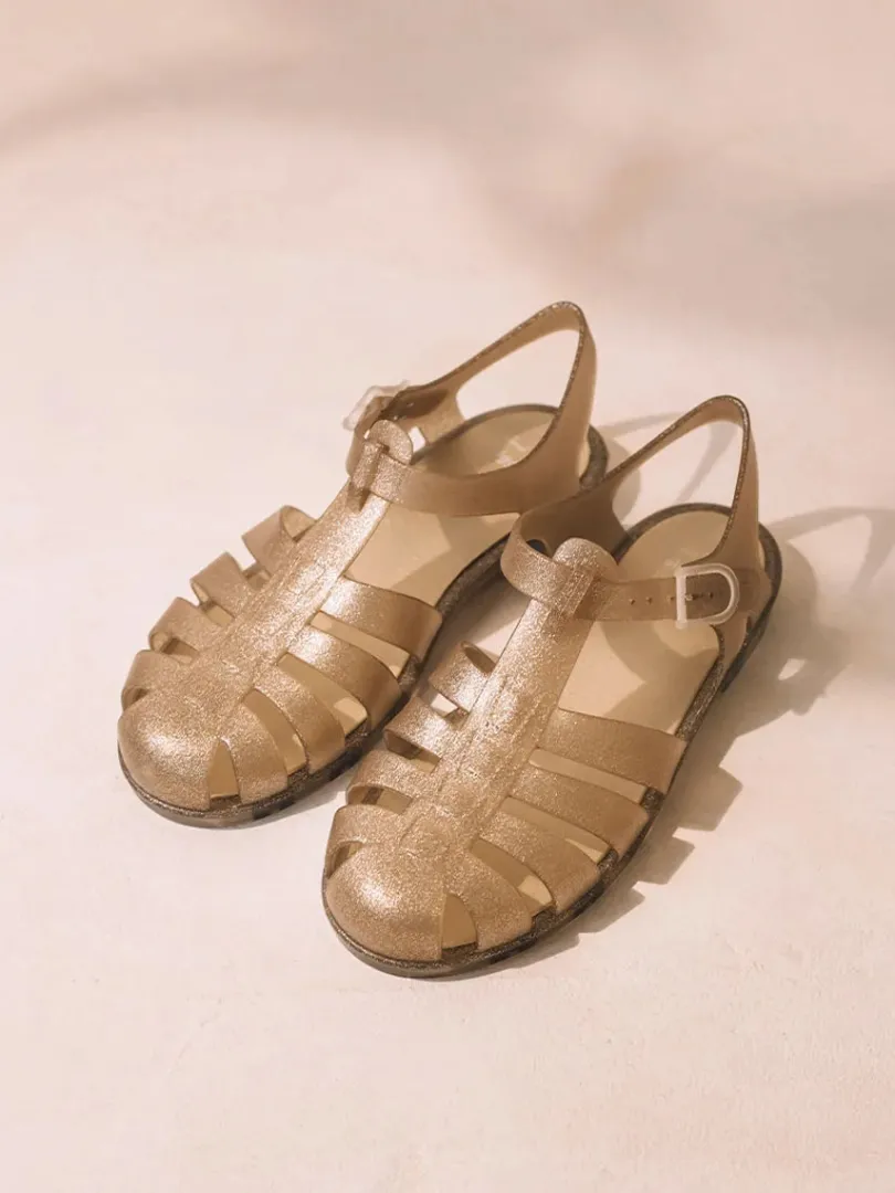 Toni Pons Sandalias | Sandalias De Goma | CALA - Cangrejeras impermeables de mujer con purpurina | CALA