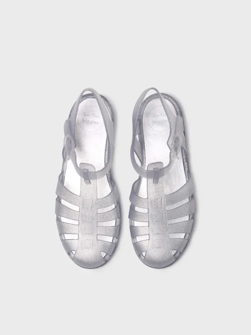 Toni Pons Sandalias | Sandalias De Goma | CALA - Cangrejeras impermeables de mujer con purpurina | CALA