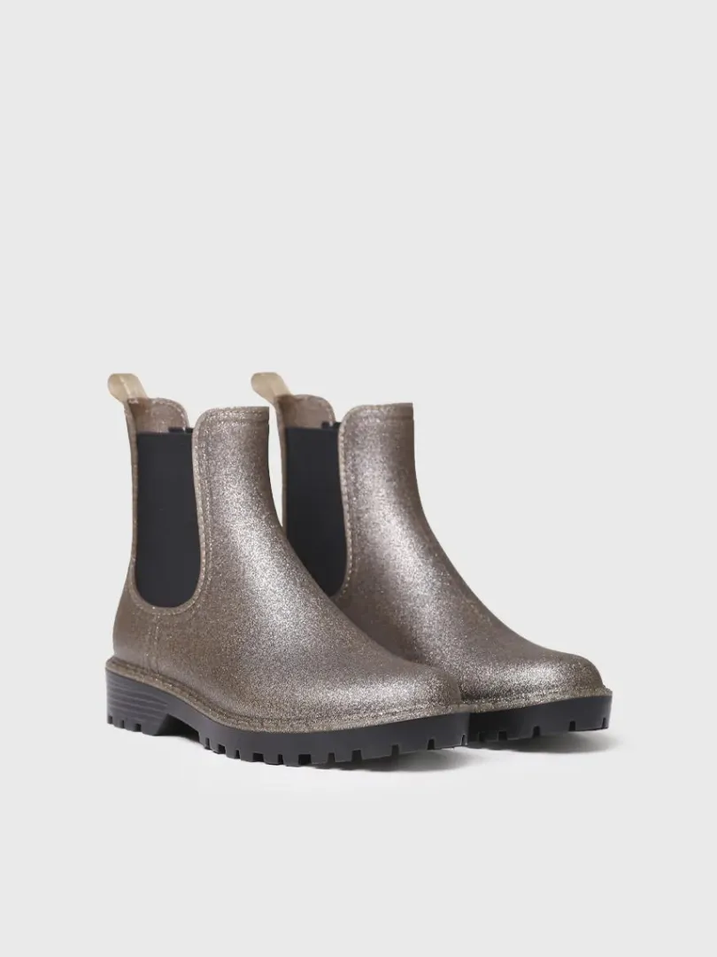 Toni Pons Botas Y Botines De Agua | CANNES - Botín de agua con efecto purpurina para mujer tipo Chelsea | CANNES
