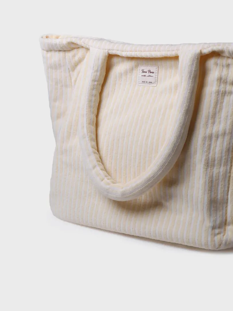 Toni Pons Bolsos | CARIOCA - Bolso shopper de mujer en tejido tipo toalla a rayas | CARIOCA