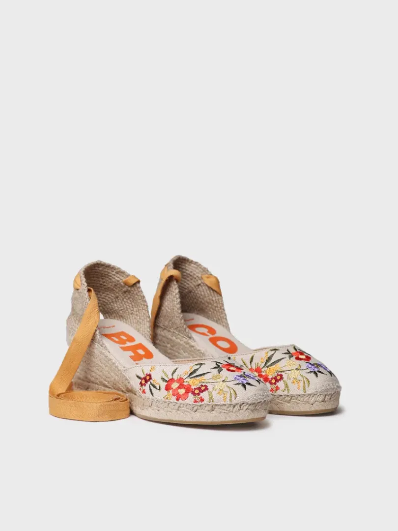 Toni Pons Cuñas Medias | Cerradas | CASTELL - Alpargata valenciana multicolor para mujer | CASTELL