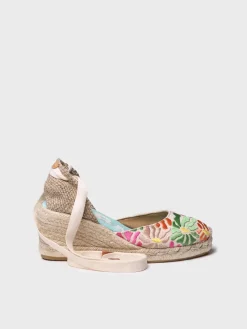 Toni Pons Cuñas Medias | Cerradas | CASTELL - Alpargata valenciana multicolor para mujer | CASTELL