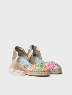 Toni Pons Cuñas Medias | Cerradas | CASTELL - Alpargata valenciana multicolor para mujer | CASTELL