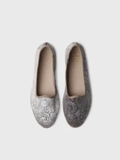 Toni Pons Bailarinas | CATIA - Bailarinas de tejido Jacquard aterciopelado para mujer | CATIA