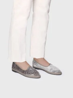 Toni Pons Bailarinas | CATIA - Bailarinas de tejido Jacquard aterciopelado para mujer | CATIA