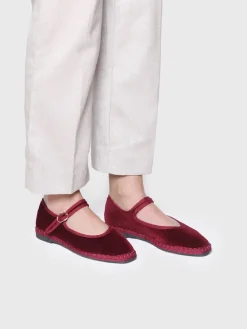 Toni Pons Bailarinas | CLOE - Mary Jane para mujer en terciopelo | CLOE