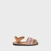Toni Pons Sandalias | COVA-NZ - Abarca infantil en tejido multicolor con cierre de velcro | COVA-NZ