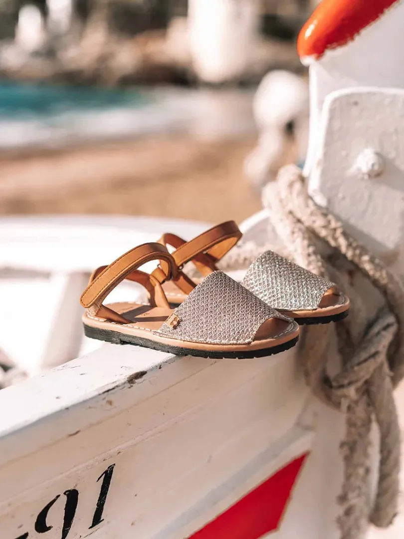 Toni Pons Sandalias | COVA-S - Menorquina de niña brillante | COVA-S