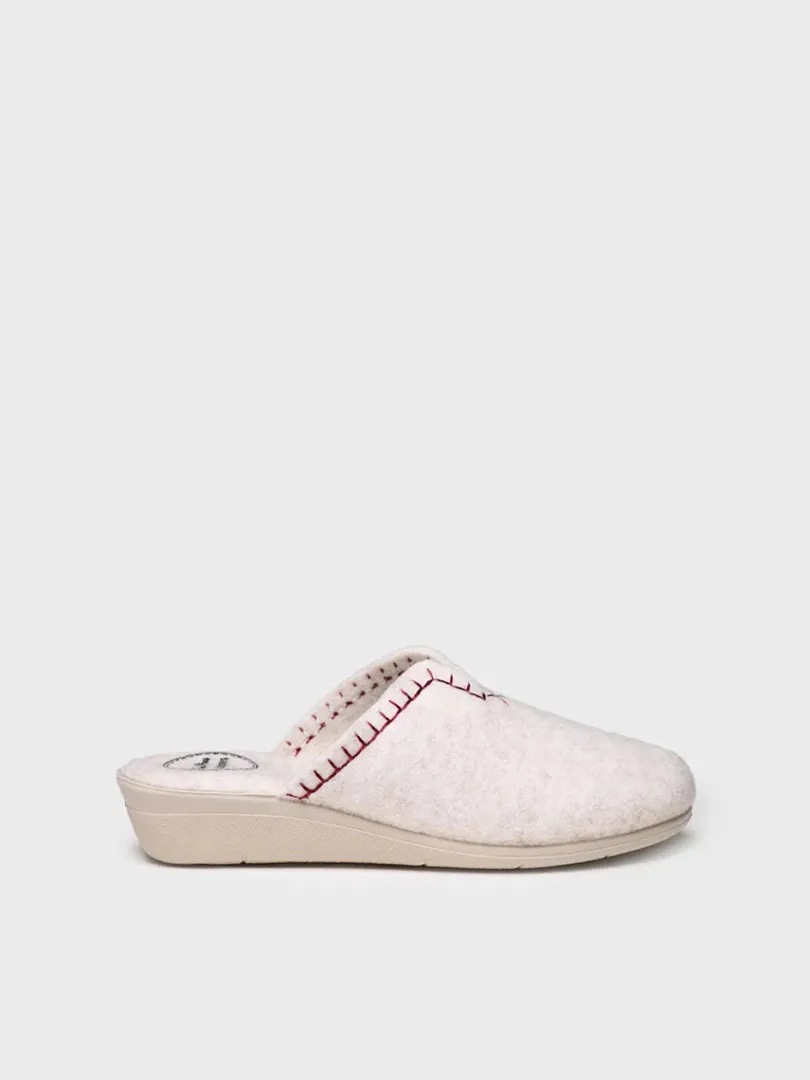 Toni Pons Slippers | CUNIT-FR - Zapatilla tipo zueco para mujer en fieltro reciclado | CUNIT-FR