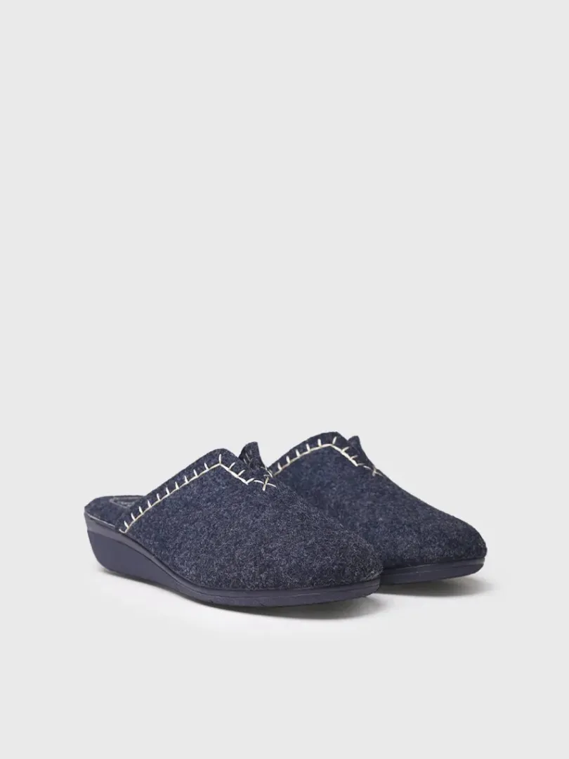 Toni Pons Slippers | CUNIT-FR - Zapatilla tipo zueco para mujer en fieltro reciclado | CUNIT-FR