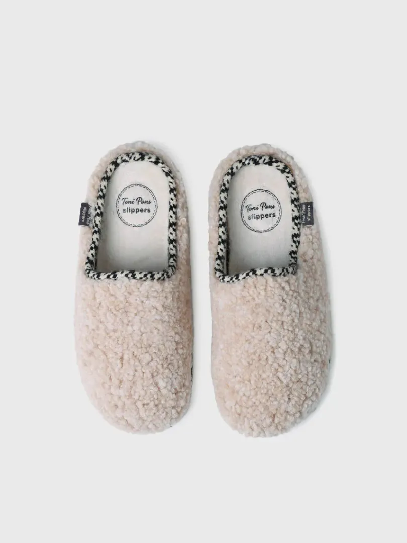 Toni Pons Slippers | DARLA-SB - Zapatilla de casa tipo zueco para mujer en borrego | DARLA-SB