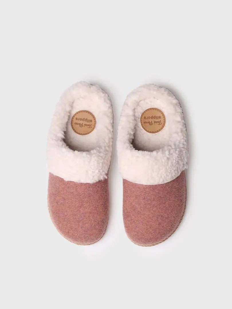 Toni Pons Slippers | DELI-BF - Slippers para mujer en fieltro y borrego | DELI-BF