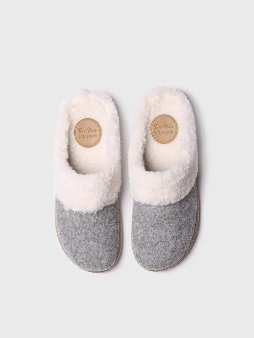 Toni Pons Slippers | DELI-BF - Slippers para mujer en fieltro y borrego | DELI-BF