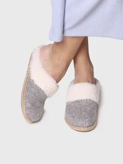Toni Pons Slippers | DELI-BF - Slippers para mujer en fieltro y borrego | DELI-BF