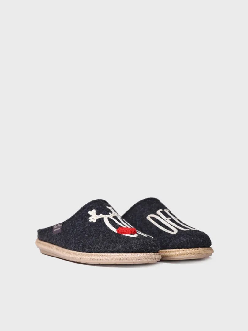 Toni Pons Slippers | DELI-DR - Slippers para mujer en fieltro en Crudo | DELI-DR
