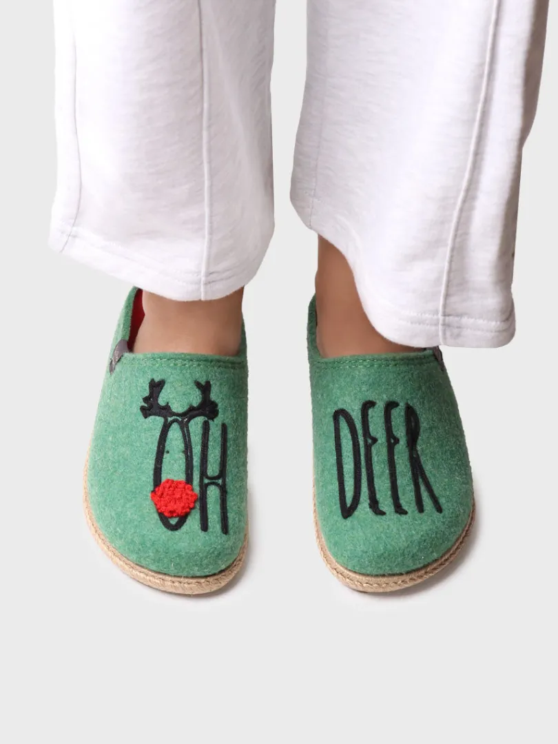 Toni Pons Slippers | DELI-DR - Slippers para mujer en fieltro en Crudo | DELI-DR