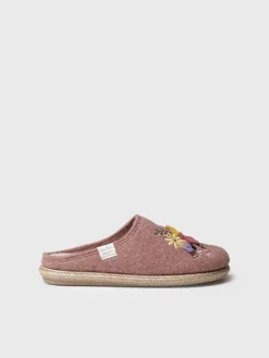 Toni Pons Slippers | DELI-EF - Slippers para mujer en fieltro con flores | DELI-EF