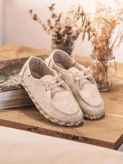 Toni Pons Slippers | DEMI-FP - Zapatilla de casa para mujer en fieltro con cordones | DEMI-FP