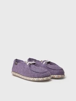 Toni Pons Slippers | DEMI-FP - Zapatilla de casa para mujer en fieltro con cordones | DEMI-FP
