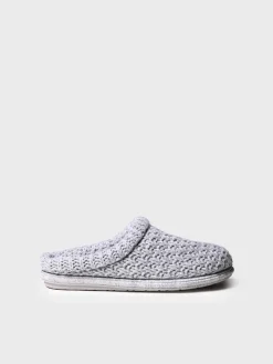 Toni Pons Slippers | DOMI-SR - Slippers para mujer en tejido trenzado en Gris | DOMI-SR