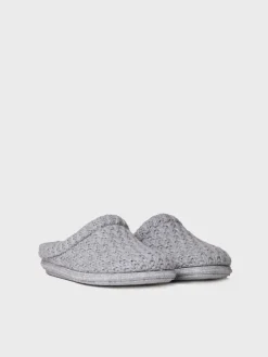 Toni Pons Slippers | DOMI-SR - Slippers para mujer en tejido trenzado en Gris | DOMI-SR