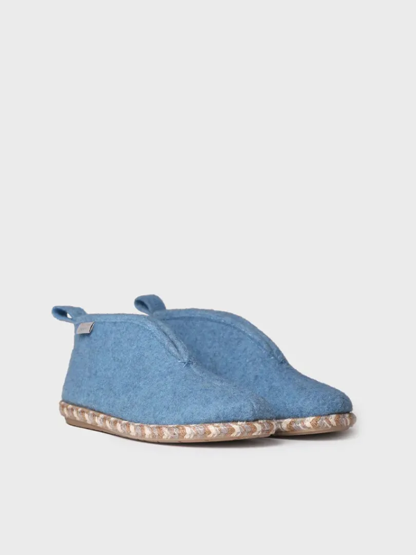 Toni Pons Slippers | DORIA-FP - Slipper abotinada para mujer en fieltro en Nude | DORIA-FP