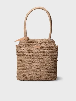 Toni Pons Bolsos | DOROTHY - Bolso de rafia de papel con tira removible | DOROTHY