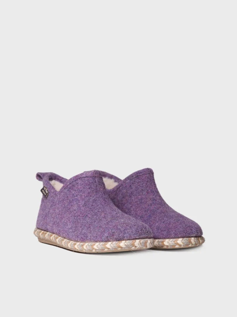 Toni Pons Slippers | DUNA-FP - Slipper abotinada para mujer en fieltro | DUNA-FP