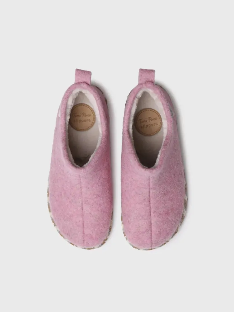 Toni Pons Slippers | DUNA-FP - Slipper abotinada para mujer en fieltro | DUNA-FP