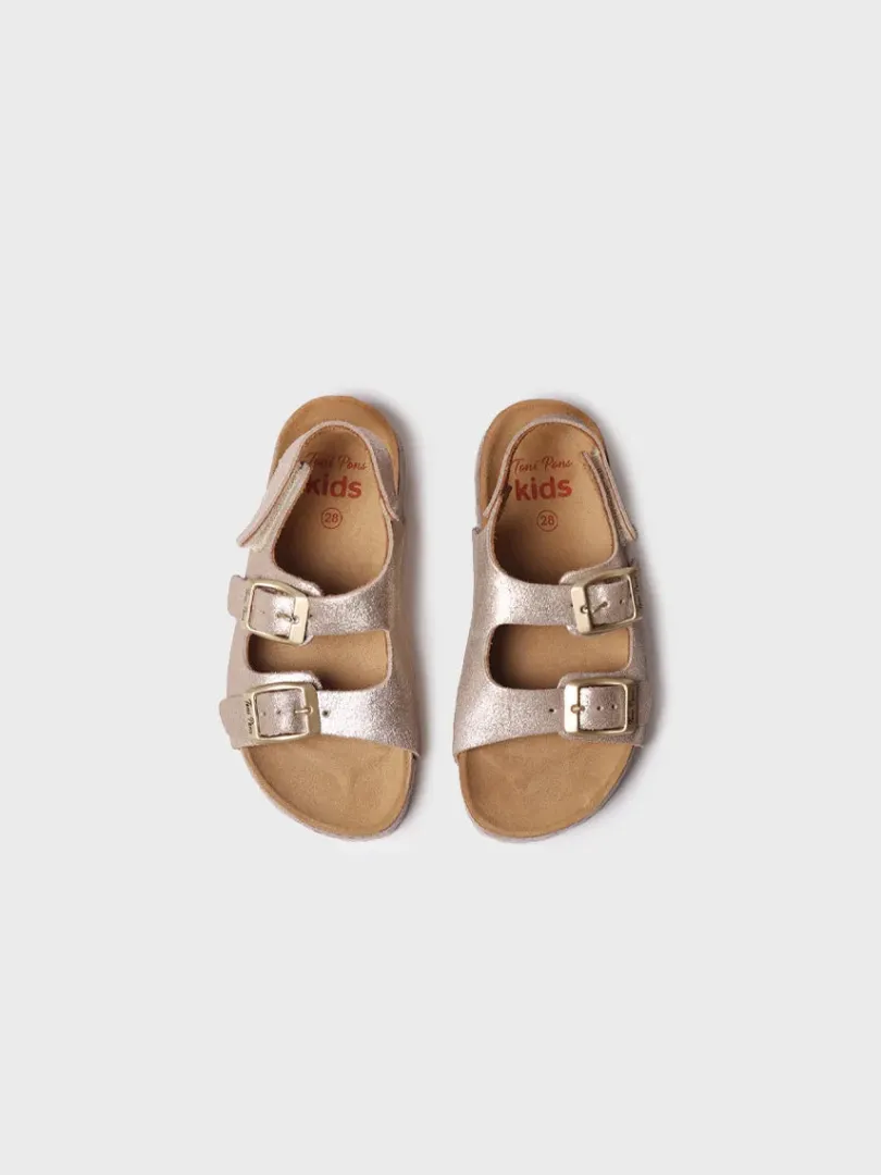 Toni Pons Sandalias | ELLIOT-QT - Sandalia BIO para niños en serraje | ELLIOT-QT