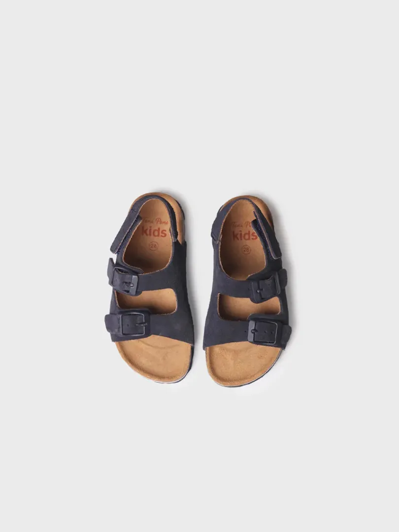 Toni Pons Sandalias | ELLIOT-QT - Sandalia BIO para niños en serraje | ELLIOT-QT