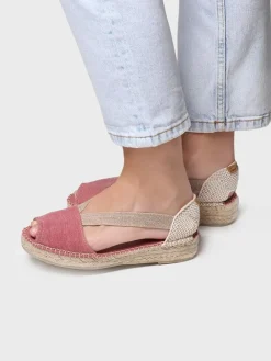 Toni Pons Abiertas | Cuñas Bajas | ELORA-V - Sandalia vegana para mujer | ELORA-V