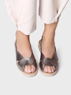 Toni Pons Abiertas | Cuñas Bajas | ENOLA-P - Alpargata para mujer en piel | ENOLA-P