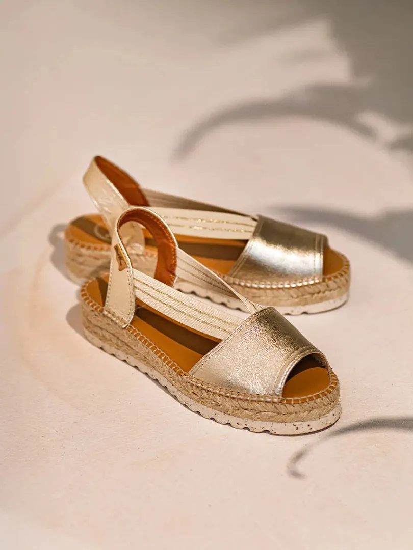 Toni Pons Abiertas | Cuñas Bajas | ESTEL-SW - Sandalia de plataforma de yute para mujer | ESTEL-SW