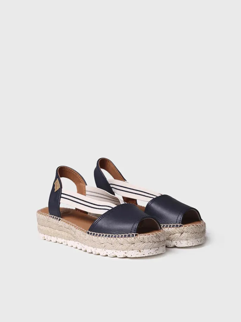 Toni Pons Abiertas | Cuñas Bajas | ESTEL-SW - Sandalia de plataforma de yute para mujer | ESTEL-SW