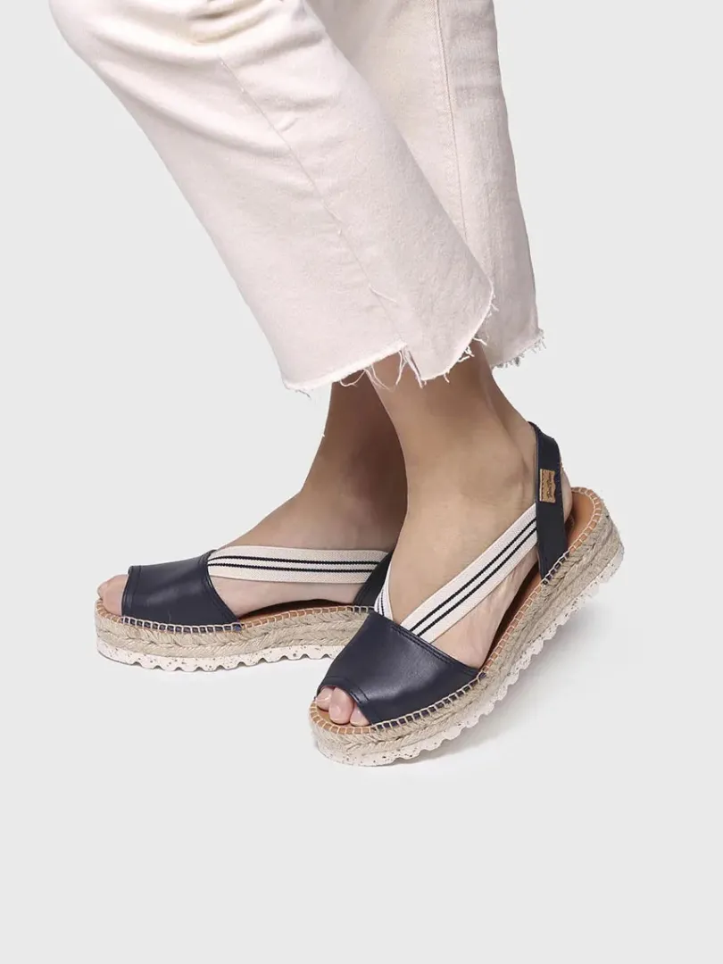 Toni Pons Abiertas | Cuñas Bajas | ESTEL-SW - Sandalia de plataforma de yute para mujer | ESTEL-SW