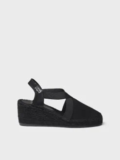Toni Pons Cuñas Medias | Cerradas | FABI - Alpargata de mujer con cuña de yute tintada y elásticos | FABI
