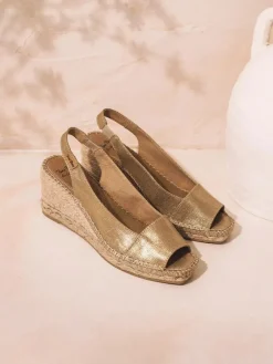 Toni Pons Cuñas Medias | Abiertas | FIORE - Alpargata de cuña de mujer en yute tintado | FIORE