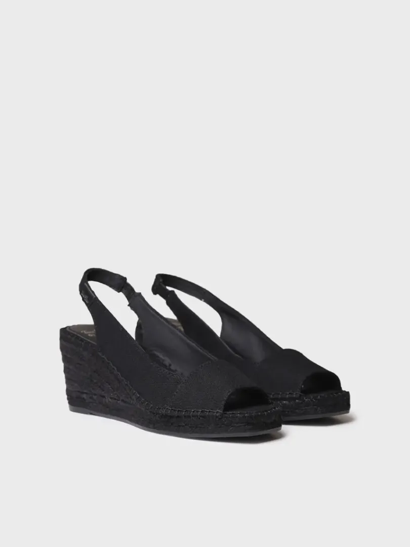 Toni Pons Cuñas Medias | Abiertas | FIORE - Alpargata de cuña de mujer en yute tintado | FIORE