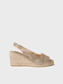 Toni Pons Cuñas Medias | Abiertas | FIORE - Alpargata de cuña de mujer en yute tintado | FIORE