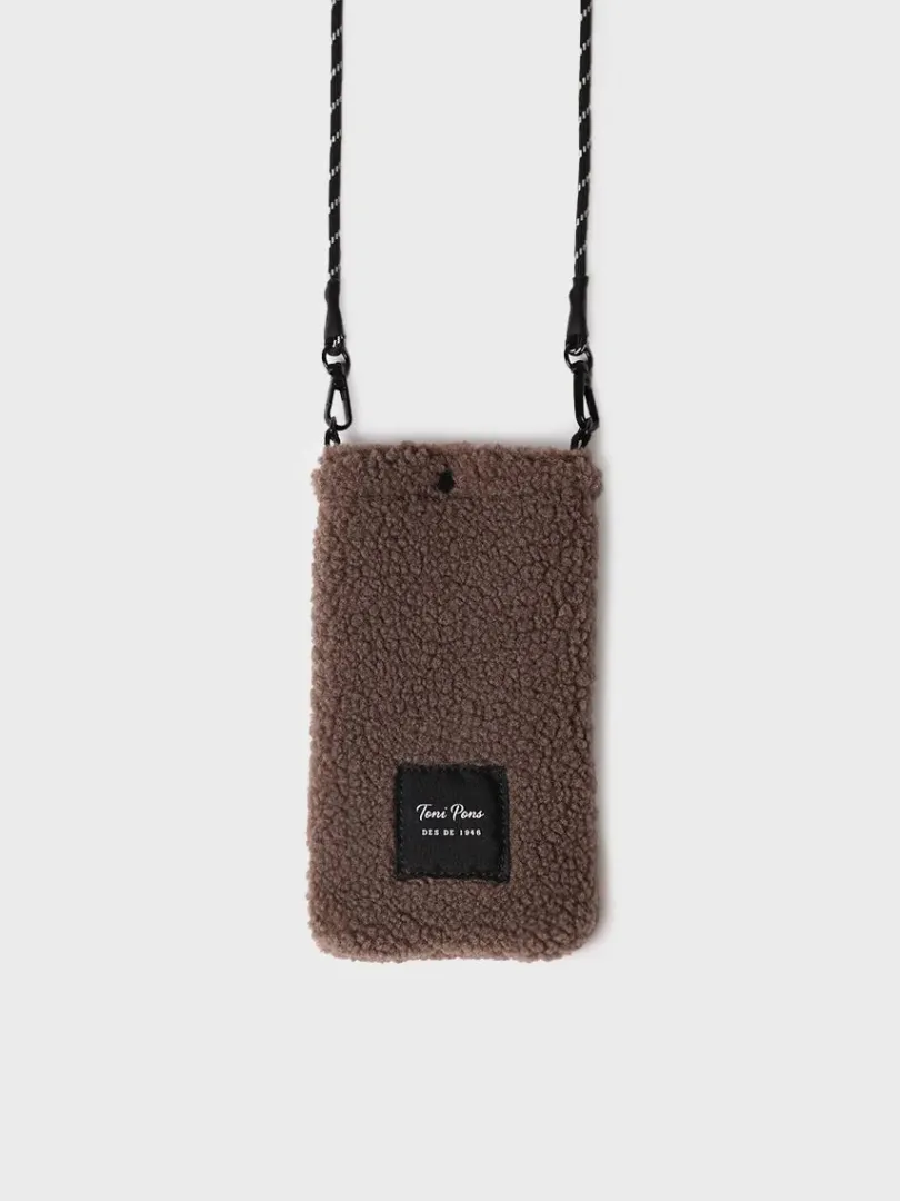 Toni Pons Bolsos | GABIN - Bolso para el móvil en material tipo borrego | GABIN