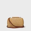 Toni Pons Bolsos | GAITA - Clutch de mujer en rafia con forro de satén | GAITA