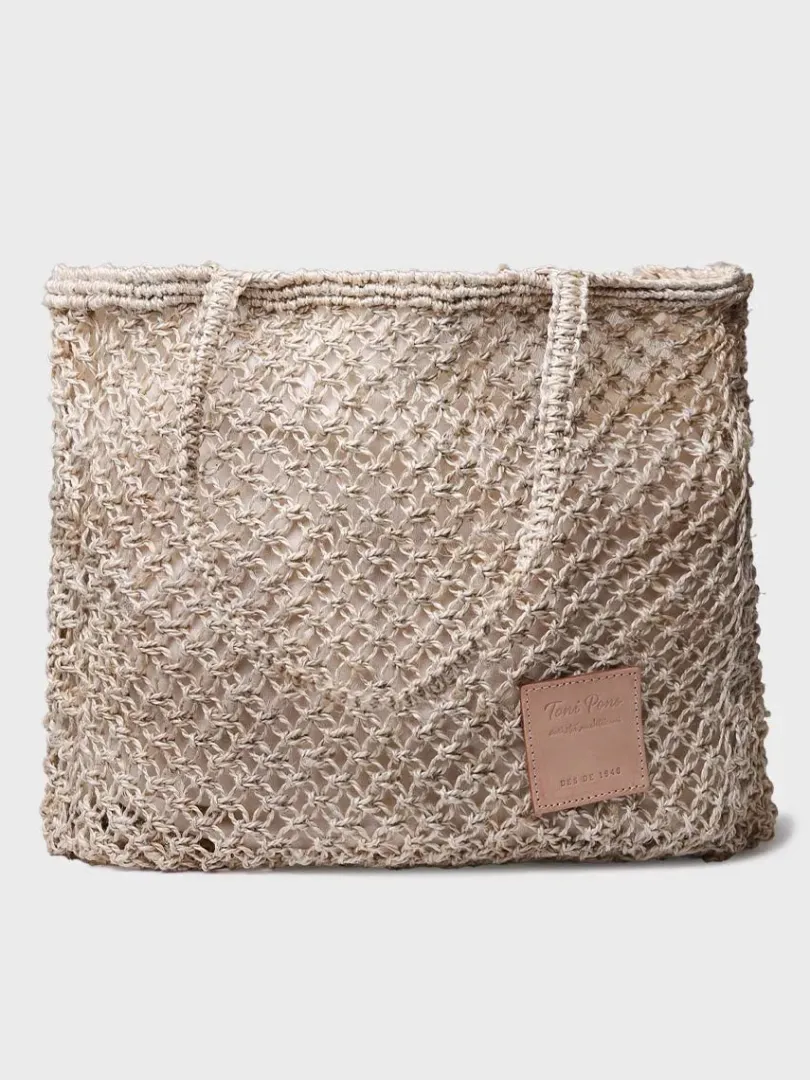 Toni Pons Bolsos | GANGES - Bolso shopper de mujer en trenza de yute | GANGES