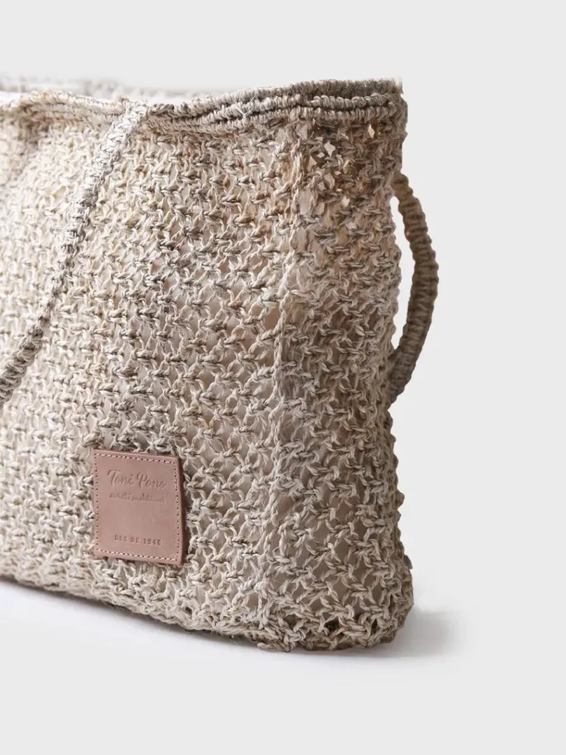 Toni Pons Bolsos | GANGES - Bolso shopper de mujer en trenza de yute | GANGES