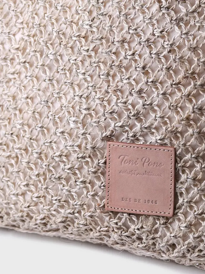 Toni Pons Bolsos | GANGES - Bolso shopper de mujer en trenza de yute | GANGES